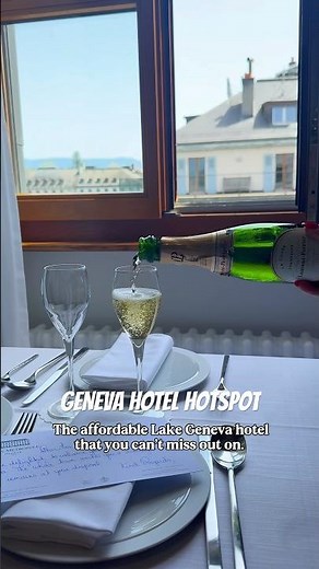 My favourite hotel in Geneva 🛥️🥂