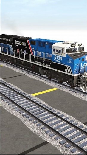 3194 leading a grain train in trs19