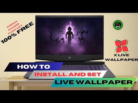 How To Get Live Wallpapers on Desktop (Step by Step- 100% Free Windows/PC) 2024 || X Live Wallpaper