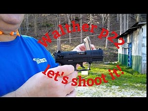 walther p22 first shots, how well will it function? let's shoot it and see.