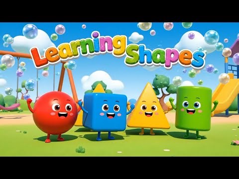 Learn Shapes for Kids | Colorful Shapes & Spelling with Dr. Shizu | Fun Shape Learning Video 2025