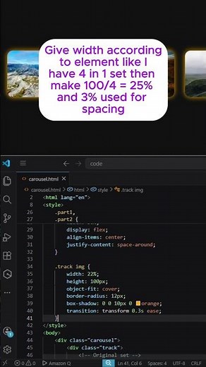 🔥Create Carousel without Jerk using Animation Keyframes | HTML & CSS