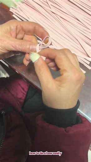 how to tie a bow easily