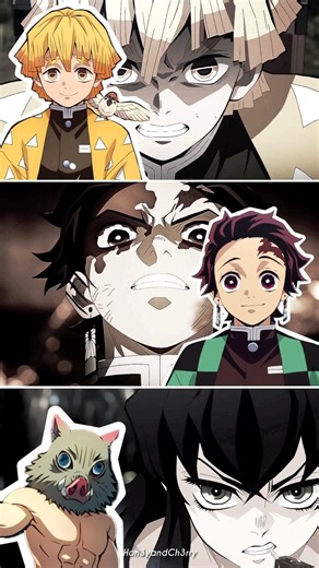 THE TRIO ☀️ | Tanjiro X Zenitsu X Inosuke #demonslayer