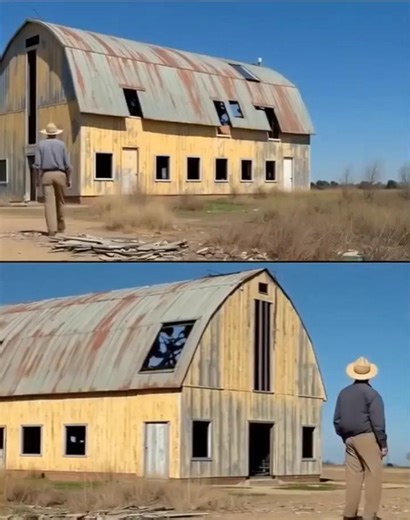 He Bought an Old Barn for 50 Cents — Then Found What No Rancher Dared to Touch...Everett Cain stood in the dusty town square, holding his last $0.50 while the wealthiest ranchers in the territory laughed at him. The auction had just ended, and somehow, impossibly, he had won the bid on Widow Henderson's abandoned barn. Sterling Maddox wiped tears from his eyes, still chuckling. But none of them understood what Everett had noticed during his brief inspection the week before. The barn sat crooked 