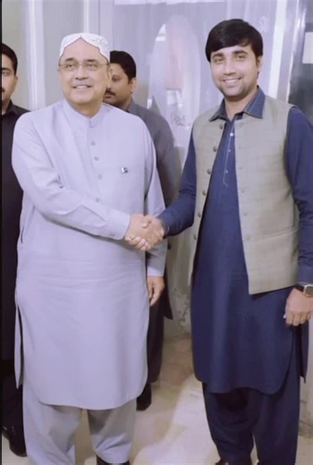 Ahmad Nawaz Discusses Current Issues with Asif Ali Zardari