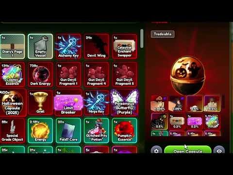 Opening 1000 Halloween Capsules (2025)! 🎃 Is It Worth It? – Roblox Anime Last Stand