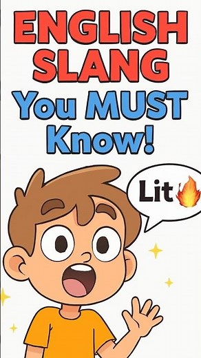 “5 Must-Know English Slangs for 2025 | Speak Like a Native! 🔥”#shorts