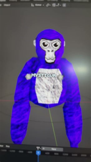 Trying to make a blender pfp #blender #gorillatag ￼