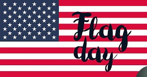 Flag day in the USA - the celebration of unity and independence of the country