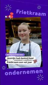 Jasmijn had dankzij haar frietkraam een vet jaar