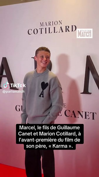 Marcel, le fils de Guillaume Canet et Marion Cotillard, à l’avant‑première de Karma