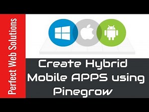 How to Create hybrid Mobile apps using Pinegrow Web IDE , PhoneGap, Cordova and HTML/CSS/JS