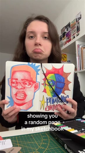 Coolvicart ⭐️ | just a page in my beloved sketchbook . . . #sketchbookpages #sketchbookreel #artcontent #colorpencilsketch | Instagram