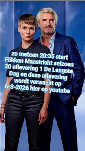Flikken Maastricht seizoen 20 NPO 1 2026 20:35