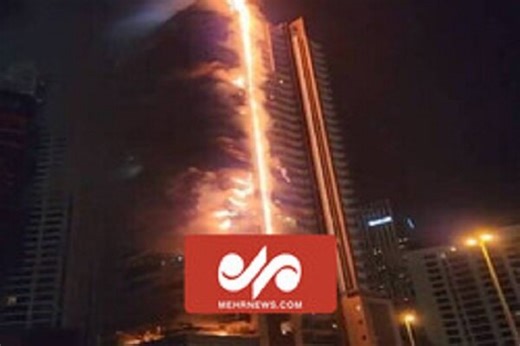 VIDEO: Skyscraper in Dubai catches fire