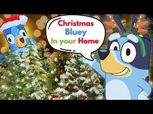 Christmas Bluey 🎄 | Super Cute Air-Dry Clay Craft for Kids