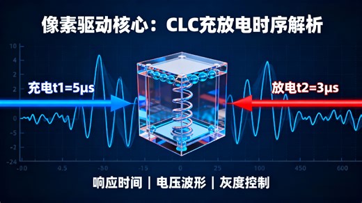 揭秘！讲师深入讲解液晶屏像素的驱动CLC充放电过程和时间