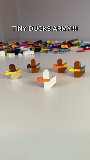 Building Lego Ducks with Brickit App