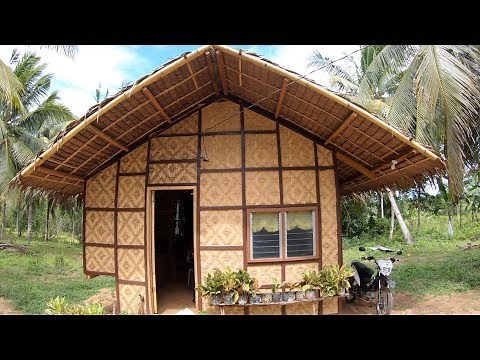 My Brother Ariel's $1000 "BAHAY KUBO" Home In Bohol Philippines