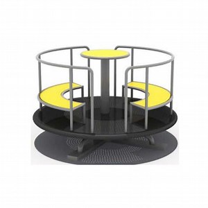 [Hot Item] Indoor Merry-Go-Round Kids Playground Equipment Swivel Chair