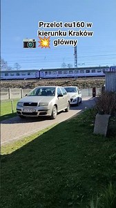 Przelot EU160 Na TLK Kossak W kierunku Kraków główny