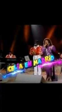 Celia Cruz canta de nuevo con La Sonora Matancera, despues de various años. Madrid, España 1988.