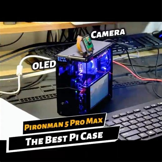 Meet Pironman 5 Pro Max — The Ultimate Raspberry Pi 5 Case #arduino #arduinoproject #techtok