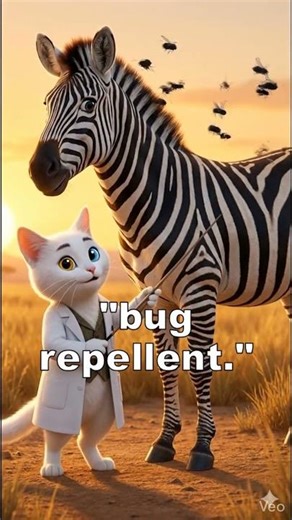 Why Do Zebras Have Stripes? (It's NOT Camouflage!) 🦓🚫🪰 #Shorts