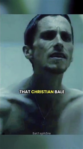 Christian Bale's SHOCKING Transformation for The Machinist! #shorts