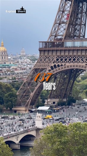 The Eiffel Tower: 18,000 Iron Pieces, 2.5 Million Rivets! #eiffeltower #explainshort