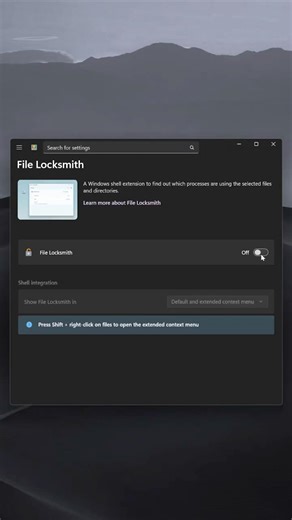 File Locksmith is one of my favorite features inside Microsoft PowerToys #tech #hacks #powertoys