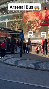 The Arsenal Bus 🚌 Arriving at the Emirates Stadium 🗓️🗓️🗓️ Come on 🫴 Gunners 💪 | Arsenal Fans Worldwide Arise