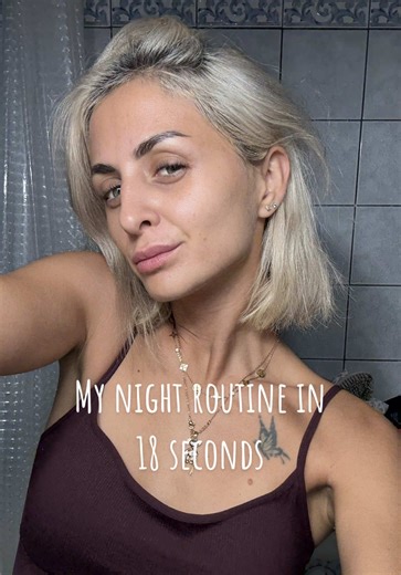 Quick Night Routine: 18 Seconds to Self-Care