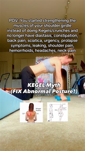 Let’s go into 2026 doing functional exercise and STOP the “just KEGEL” or “just give it time & Kegel” to heal your belly pelvic floor issues!🎉⬇️ shoulder & core stability > kegels🤯⬇️ Yes, kegels are overrated (and over prescribe by doctors all the time…🤦‍♀️⬇️) 🎄P.S LAST CHANCE 30% OFF ALL Online Programs ends tonight! Use code: CHRISTMAS30🎄 If you go to your doctor for an issue and they say “just kegel” please go see physical therapist for proper treatment because most people don’t need keg