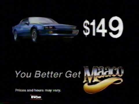 1991 Maaco "You better get MAACO" TV Commercial
