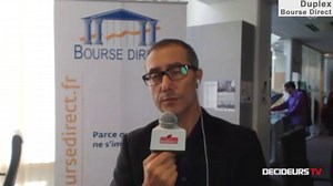 23/08/13 : Les Experts de Bourse Direct dans l'émission "Duplex Bourse" sur Décideurs TV