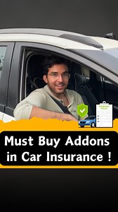 If you are planning to buy a new car, you will definitely get insurance for it. Here are four essential add-ons that you should include in your insurance, otherwise, it won’t be as beneficial. 1. Zero Depreciation Cover 🚗 This means that if you make an insurance claim, the depreciation on your car parts won’t be considered. The insurance company will pay the full amount. This add-on is generally available for the first five years. 2. RTI (Return to Invoice) 🧾 If your car gets stolen or suffers