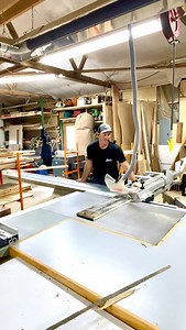 7.2K views · 64 reactions | This video showcases the versatility of a sliding tablesaw, from cross cutting to ripping, it is a very efficient machine. That along with the Tiger-Stop automatic fence boosts that efficiency even more. If you have a slider with a manual fence, it is absolutely worth the upgrade for the time saving part alone, even without the repeatable accuracy. | Stene Woodwork | Facebook