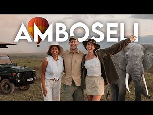 Amboseli Safari VLOG: Hot Air Balloon, Luxury Camp, Game Drives (Kenya)