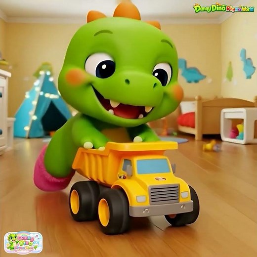 Clean Up | Tidy Up Song for Kids | Danny Dino #shorts #nurseryrhymes #cleaning