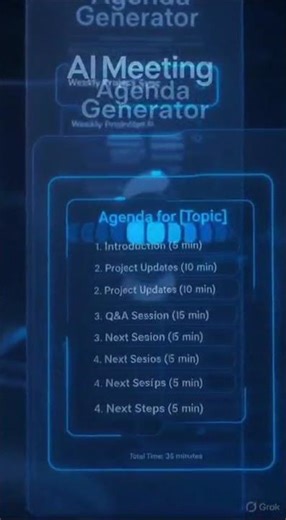 Free AI That Builds Meeting Agendas
