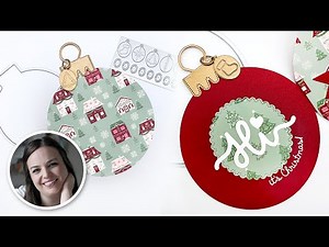 Christmas Cardmaking Ideas: Ornament Cards + Gift Card Holder How-To