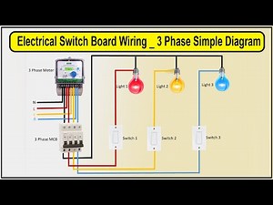 How to check 3 phase using series test lamp | 3 phase line test for light