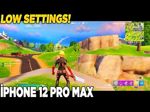 İphone 12 Pro Max Fortnite Chapter 6 Low 60FPS Apple A14 Bionic