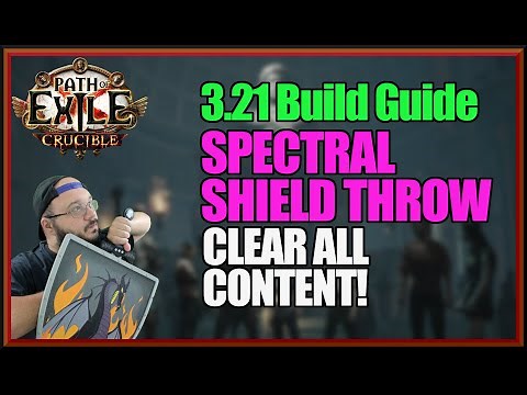 [POE 3.21] Cold Convert Spectral Shield Throw! Clear All Content! Throw Your Shield To Victory!
