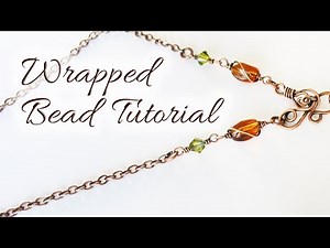 Decorative Wrapped Bead Tutorial - Beginner Friendly Wire Wrapping | DIY Findings
