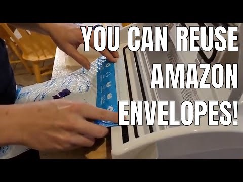 STOP THROWING AWAY AMAZON PRIME ENVELOPES!!! REUSE THEM
