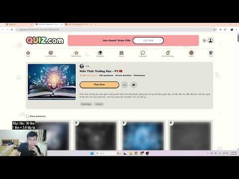 Đại chiến Quizz hàng tuần #1