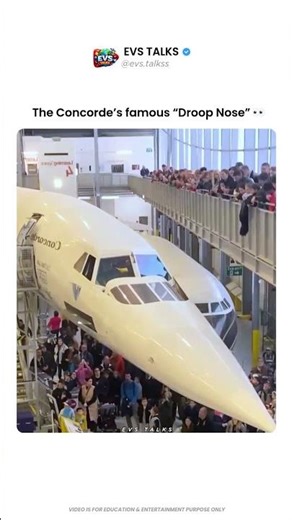 Why the Concorde Had a Drooping Nose 😳✈️